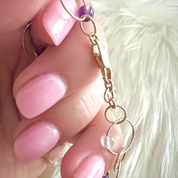 14k gold CAODURO Italian Luxury bracelet rings/circles - Picture 4 of 13